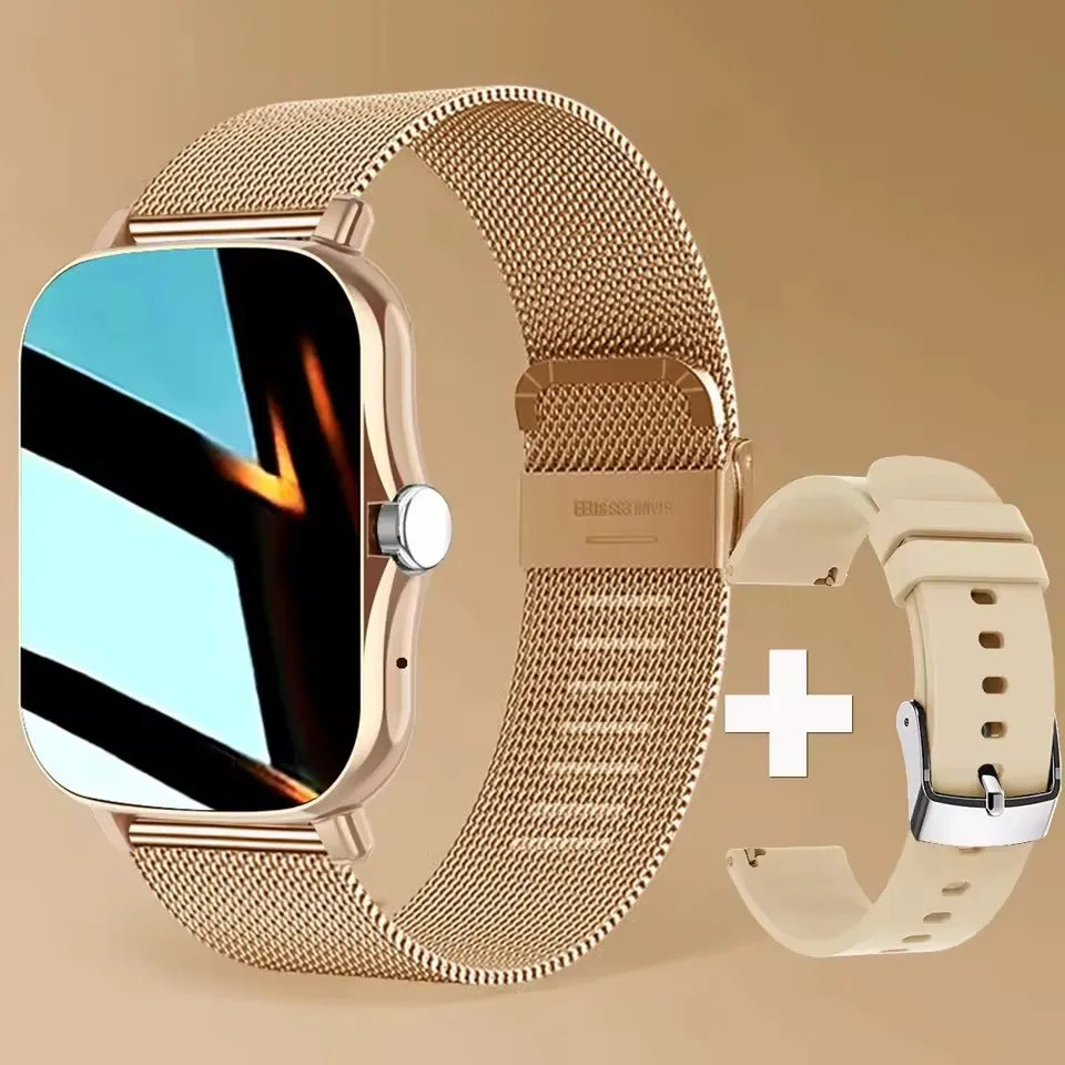 KESHUYOU Smart Watch — Bluetooth Calls, Heart Rate & Fitness Tracker