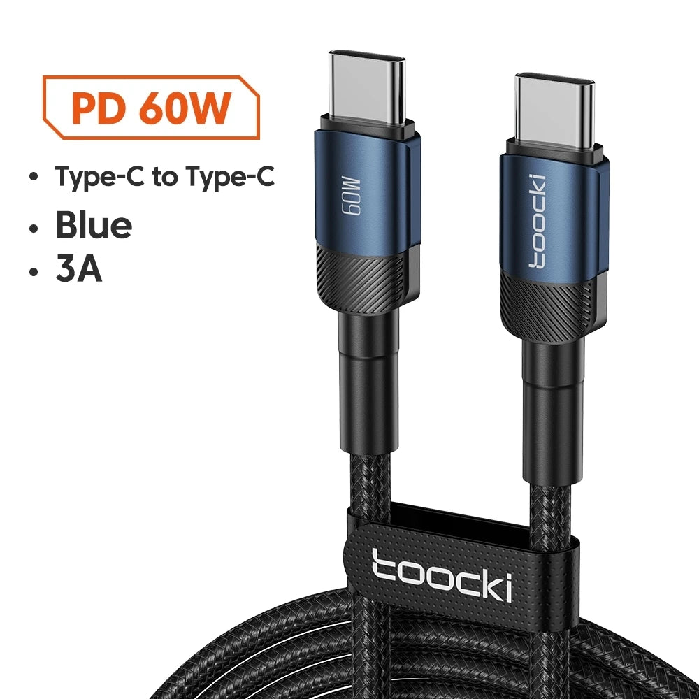 Toocki 100W USB-C to USB-C Fast Charging Cable