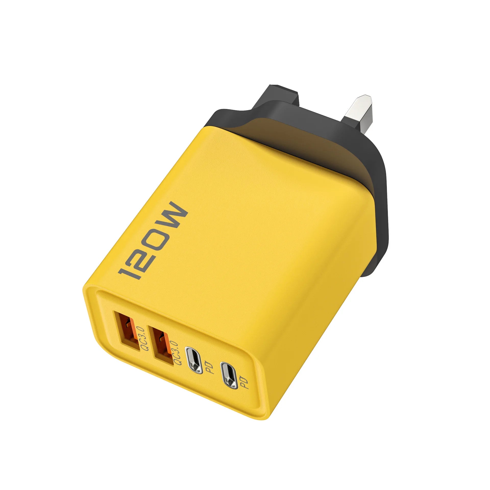 120W USB-C PD Wall Charger — Multi-Port Fast Charging Adapter