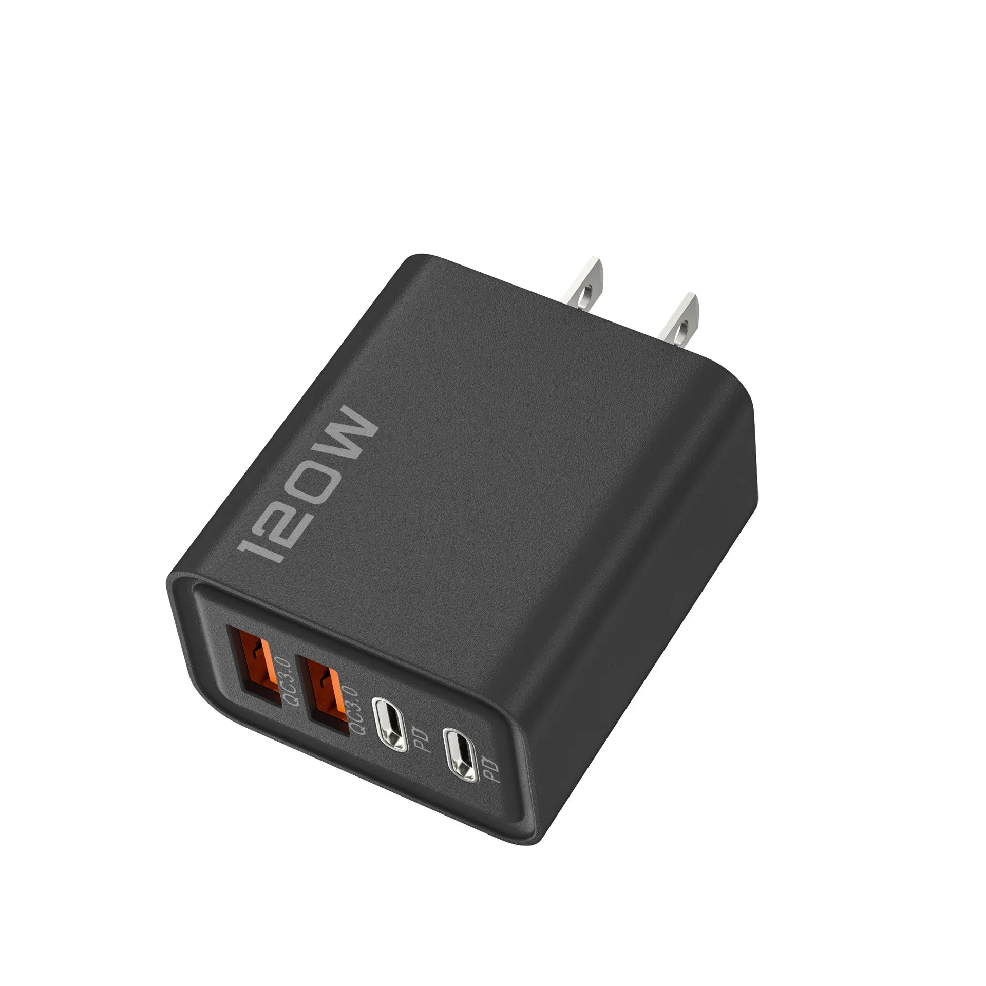120W USB-C PD Wall Charger — Multi-Port Fast Charging Adapter
