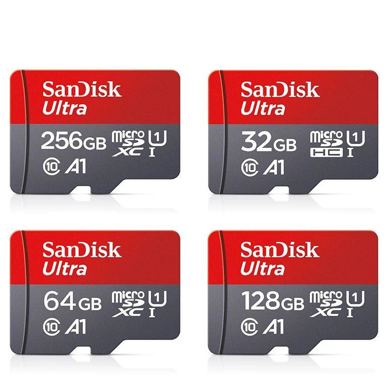 SanDisk Micro SD Card — Class 10 UHS-1 | 32GB to 256GB