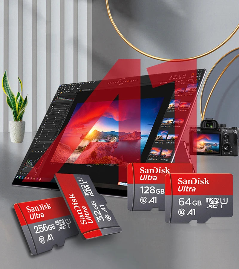 SanDisk Micro SD Card — Class 10 UHS-1 | 32GB to 256GB