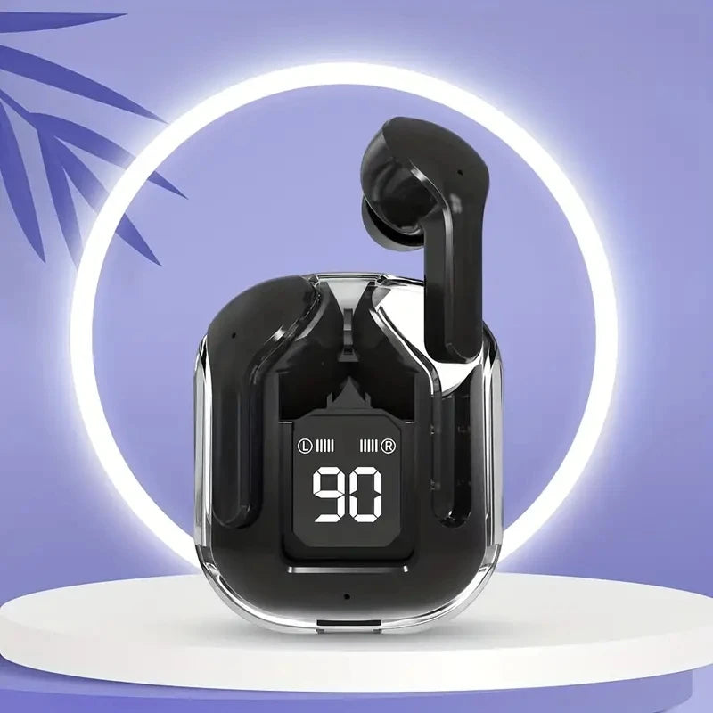 TWS LED 150mAh Power Digital Display Headset Wireless Headphones Power Digital Display Stereo Sound Earphones for Smartphones