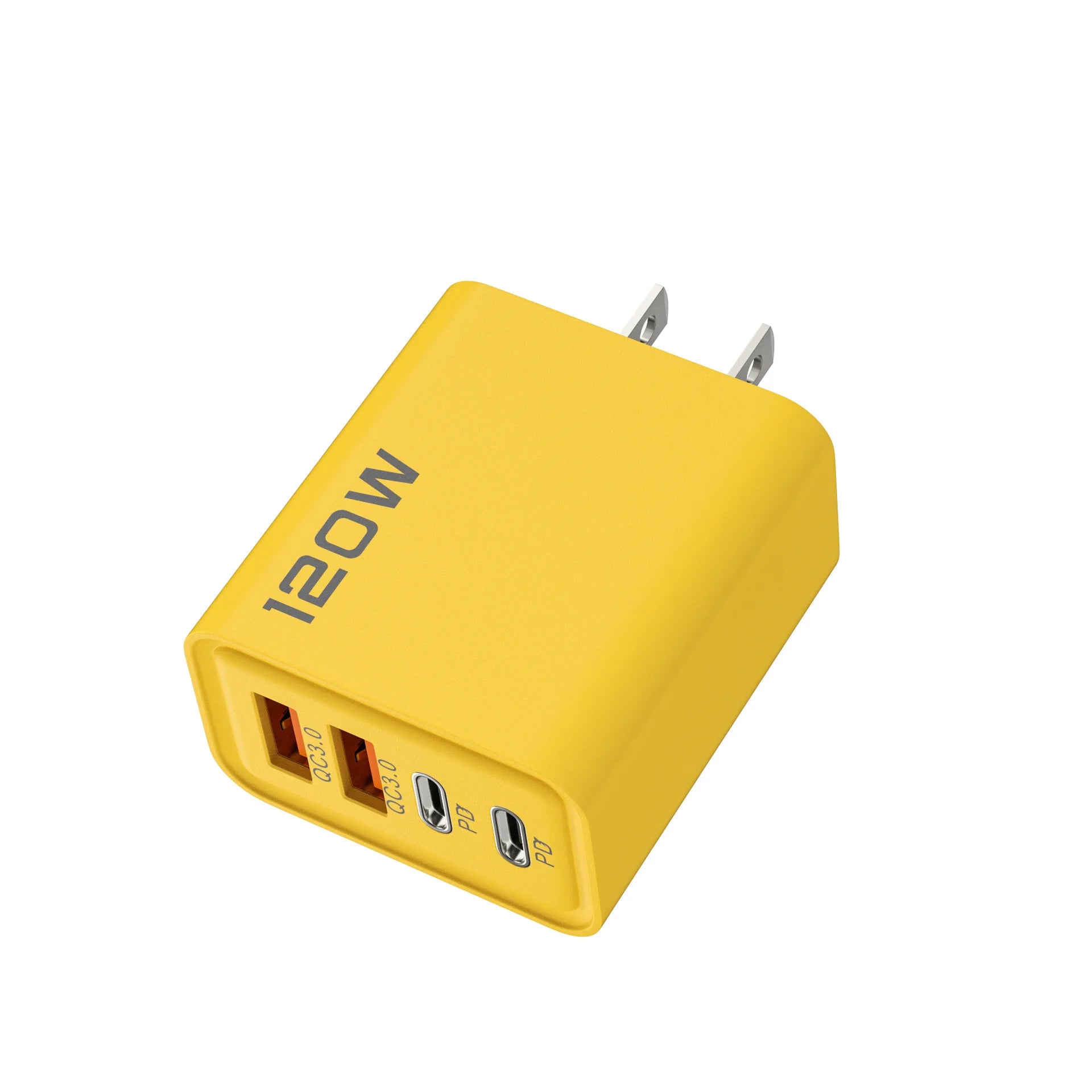 120W USB-C PD Wall Charger — Multi-Port Fast Charging Adapter