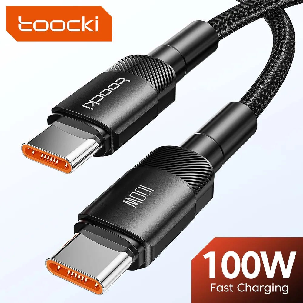 Toocki 100W USB-C to USB-C Fast Charging Cable