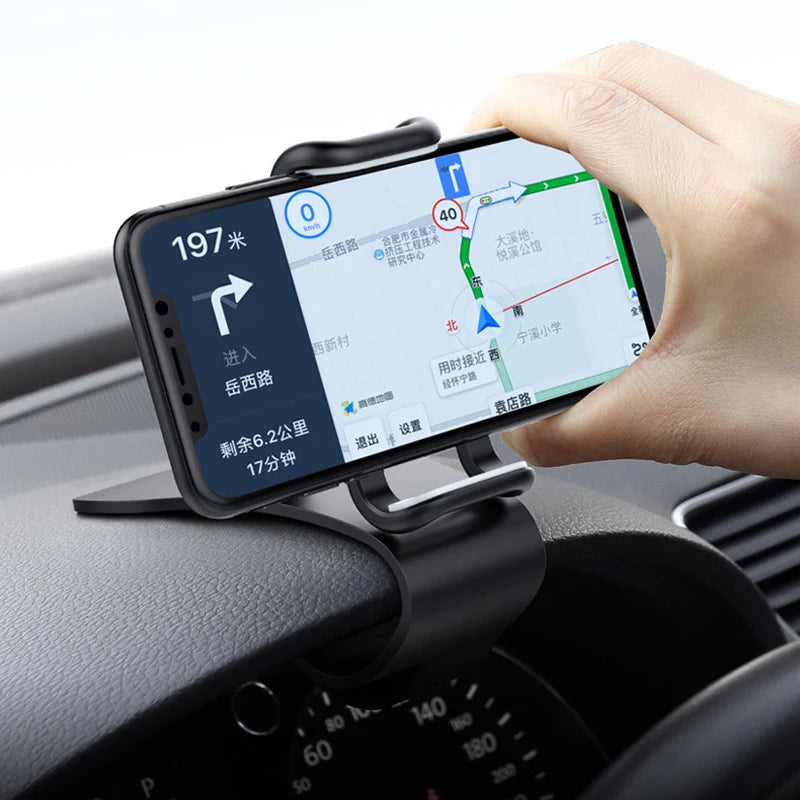 360° Rotatable Car Phone Holder — Universal Dashboard & Windscreen Mount