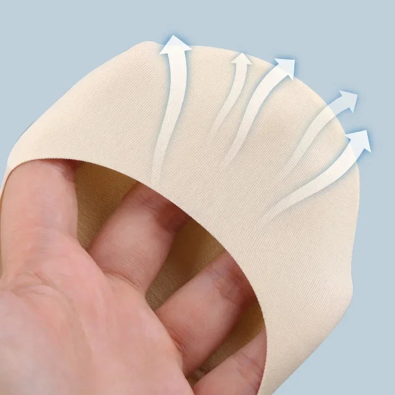 Women Non-slip Low-top Sock Shoe Pad Insoles for Feet Arch Invisible Shallow Boat Socks Soft Sponge Shock-absorbing Pressure Cut