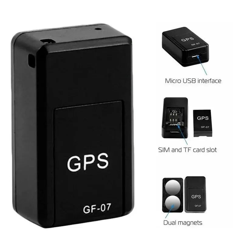 Mini Magnetic GPS Tracker GF-07 — Real-Time Vehicle & Asset Tracking