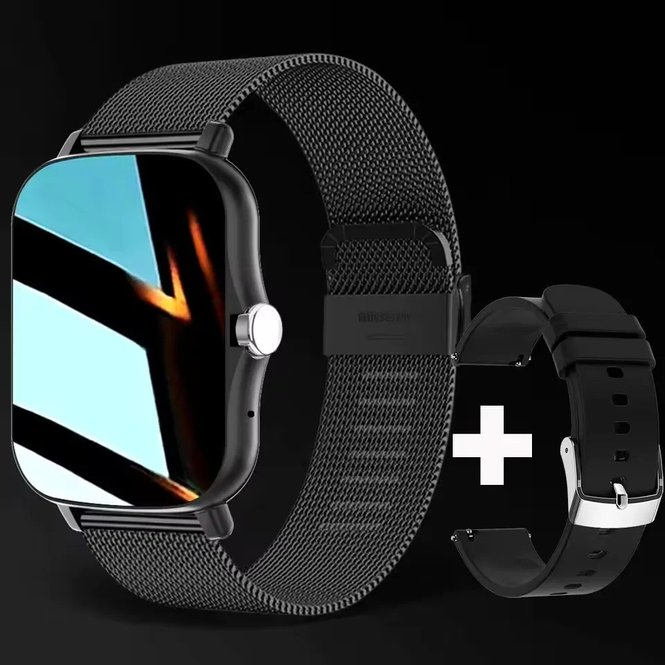 KESHUYOU Smart Watch — Bluetooth Calls, Heart Rate & Fitness Tracker