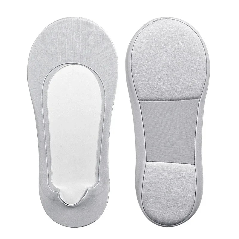 Women Non-slip Low-top Sock Shoe Pad Insoles for Feet Arch Invisible Shallow Boat Socks Soft Sponge Shock-absorbing Pressure Cut