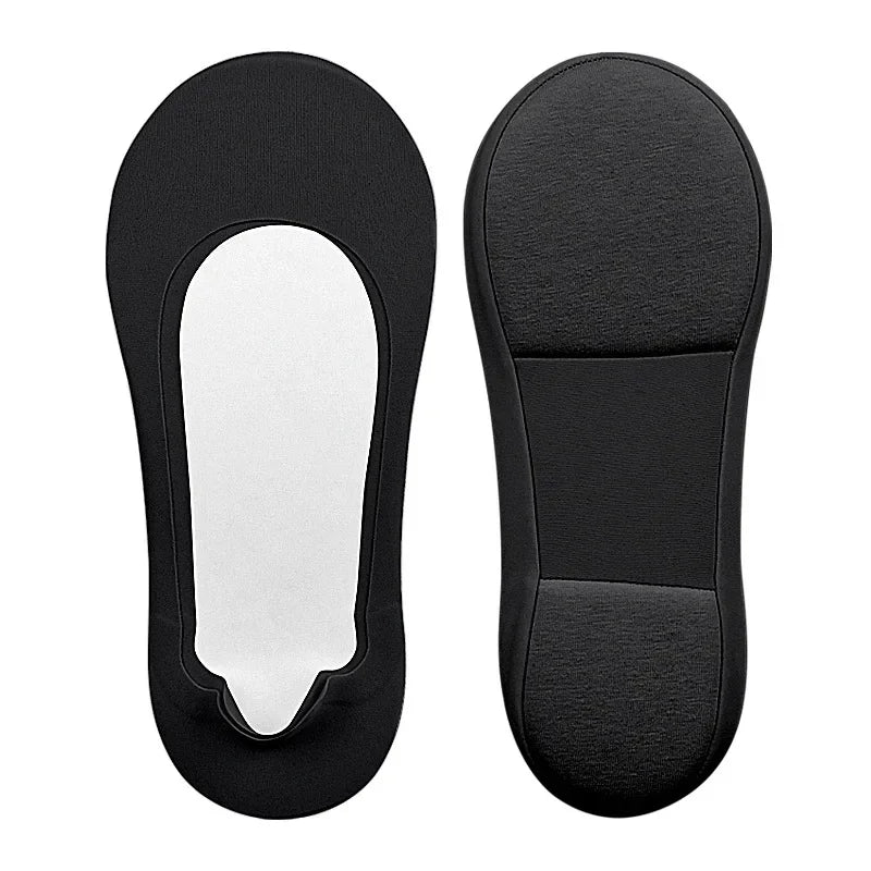 Women Non-slip Low-top Sock Shoe Pad Insoles for Feet Arch Invisible Shallow Boat Socks Soft Sponge Shock-absorbing Pressure Cut