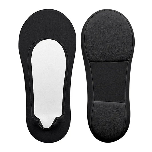 Women Non-slip Low-top Sock Shoe Pad Insoles for Feet Arch Invisible Shallow Boat Socks Soft Sponge Shock-absorbing Pressure Cut