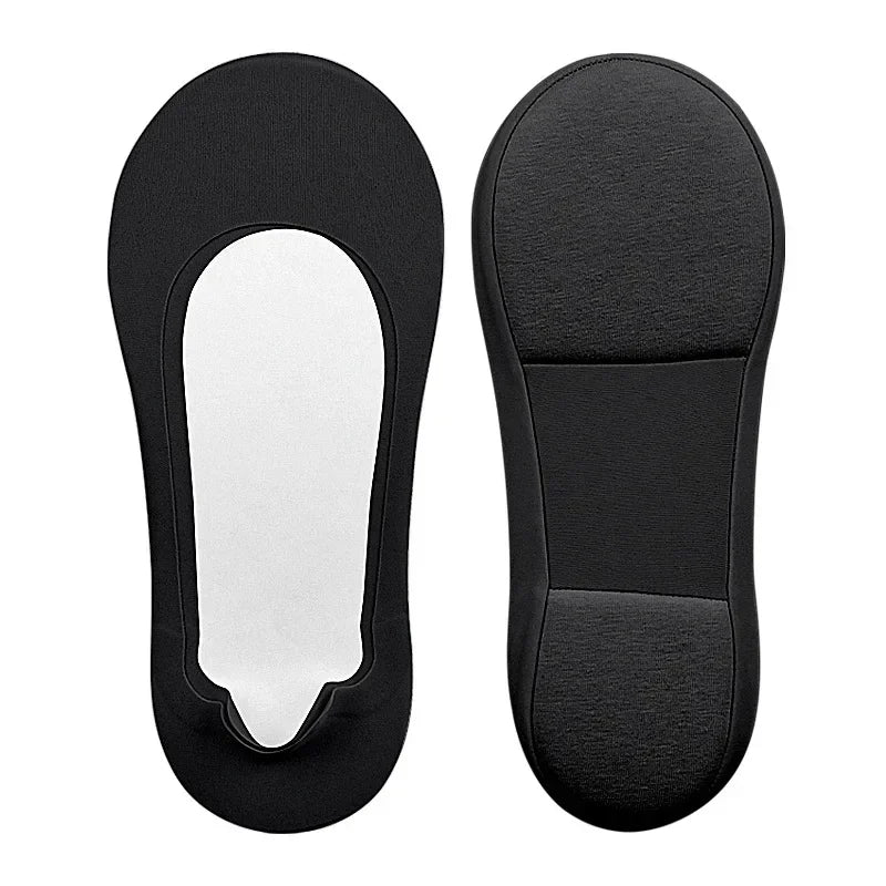 Women Non-slip Low-top Sock Shoe Pad Insoles for Feet Arch Invisible Shallow Boat Socks Soft Sponge Shock-absorbing Pressure Cut