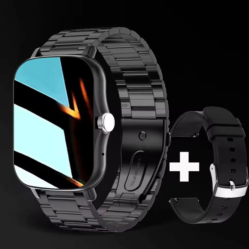 KESHUYOU Smart Watch — Bluetooth Calls, Heart Rate & Fitness Tracker