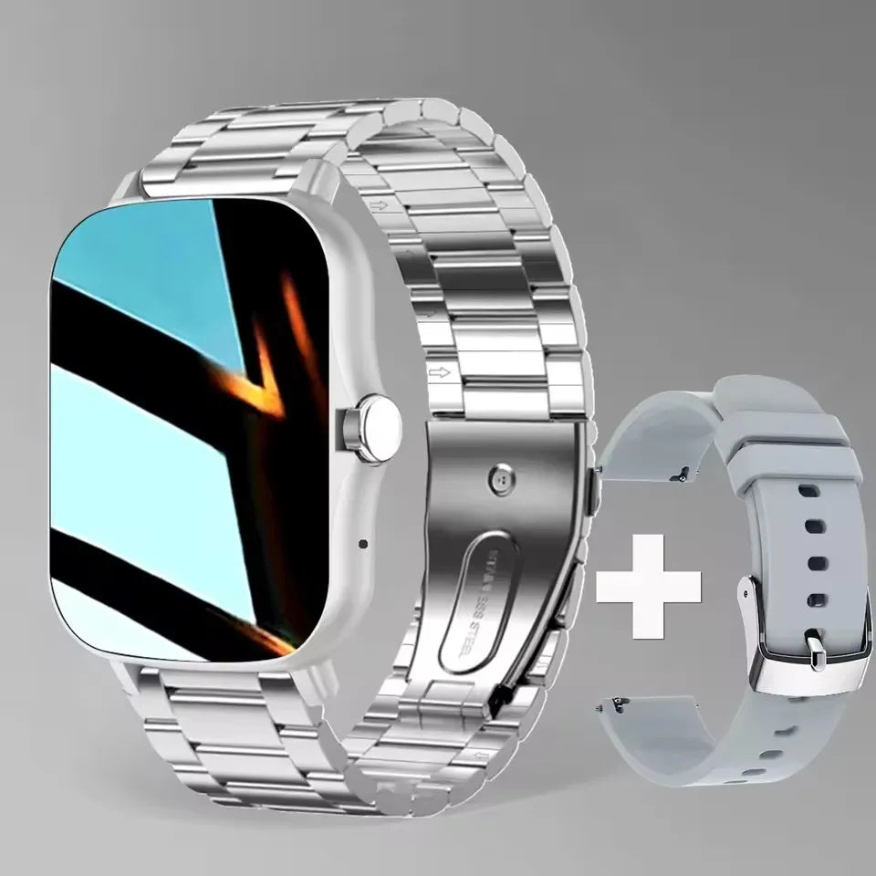 KESHUYOU Smart Watch — Bluetooth Calls, Heart Rate & Fitness Tracker