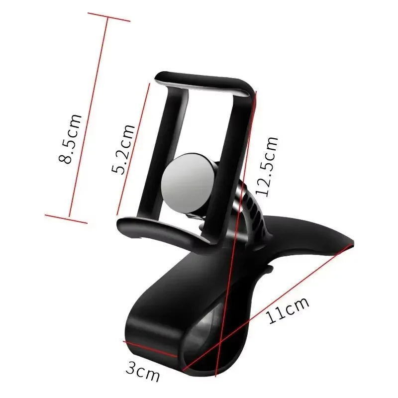 360° Rotatable Car Phone Holder — Universal Dashboard & Windscreen Mount